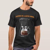 Desenho preto de desenho animado do café