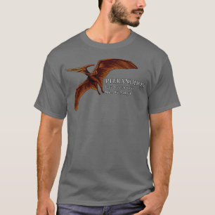 Camiseta Desenho realista do Pteranodon