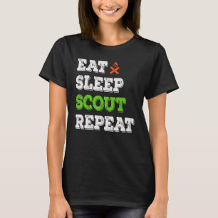 Camiseta Desenho Repetitivo do Sleep