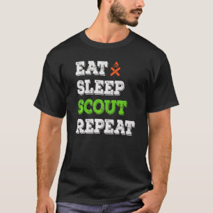 Camiseta Desenho Repetitivo do Sleep
