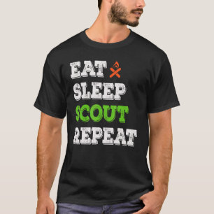 Camiseta Desenho Repetitivo do Sleep