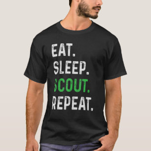 Camiseta Desenho Repetitivo do Sleep