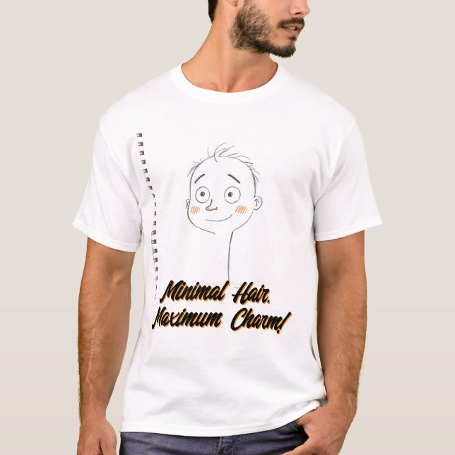 Camiseta Desenho Reproduzível de um Rosto Sorridente (Frente)