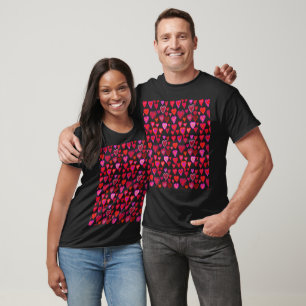 Camiseta Desenho vermelho caloroso