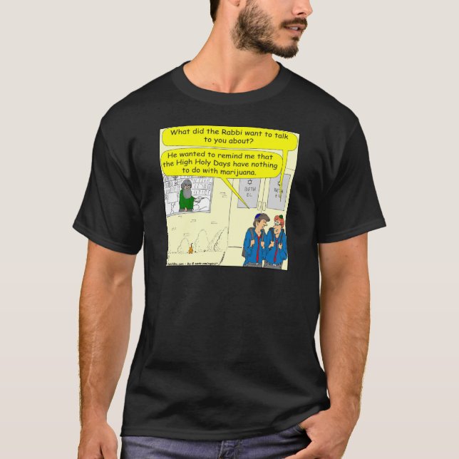 Camiseta desenhos animados altos de 361 dias santamente (Frente)
