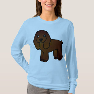 Camiseta Desenhos animados bonitos de cocker spaniel do
