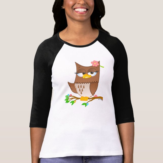 Camiseta Desenhos animados bonitos de Olivia VonHoot no (Frente)