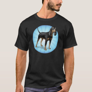 Camiseta Desenhos animados BTC do preto e do Tan