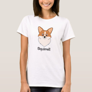 Camiseta Desenhos animados cativados "esquilo " do Corgi