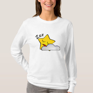 Camiseta Desenhos animados da estrela do sono