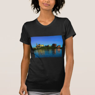 Camiseta Desenhos animados da skyline de Hartford