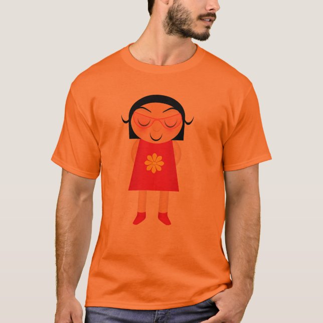 Camiseta Desenhos animados de Ann (Frente)