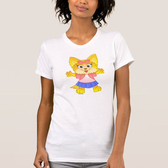 Camiseta Desenhos animados de Teakup Yorkie no t-shirt das (Frente)
