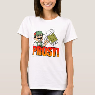 Camiseta Desenhos animados do alemão de Prost