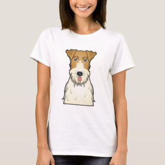 Camiseta Desenhos animados do Fox Terrier do fio