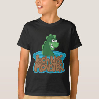 Camiseta Desenhos animados do monstro de Loch Ness