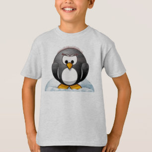 Camiseta Desenhos animados do pinguim de Icey