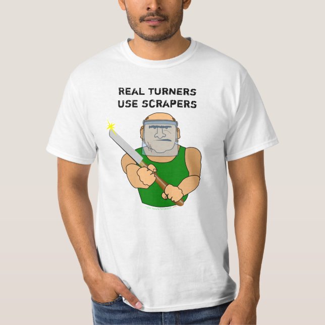 Camiseta Desenhos animados engraçados de UseScrapers (Frente)
