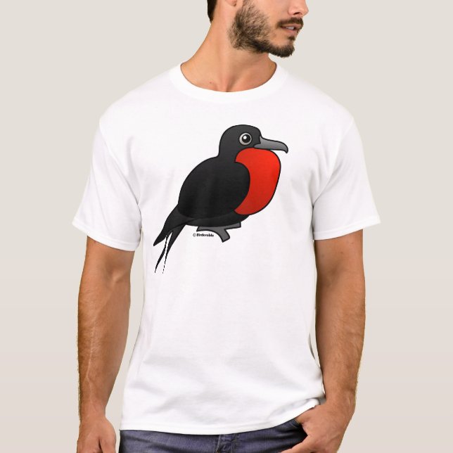 Camiseta Desenhos animados Frigatebird magnífico (Frente)