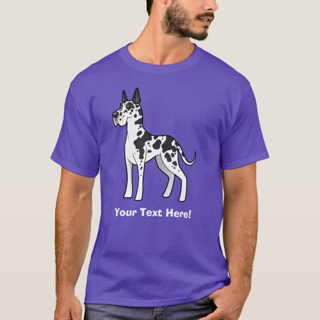 Camiseta Desenhos animados great dane (Frente)