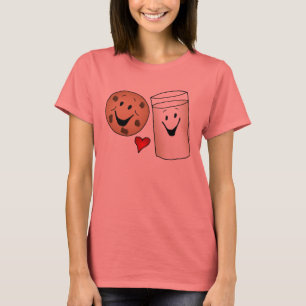 Camiseta Desenhos animados legal dos biscoitos e dos amigos
