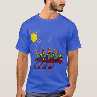 Camiseta Desenhos animados legal engraçados do barco dos