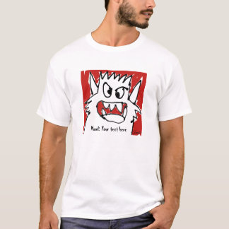 Camiseta Desenhos animados personalizados T do humor do