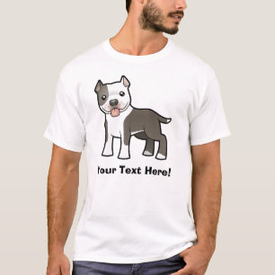Camiseta Desenhos animados Pitbull/Staffordshire Terrier