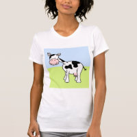 Desenhos animados preto e branco da vaca