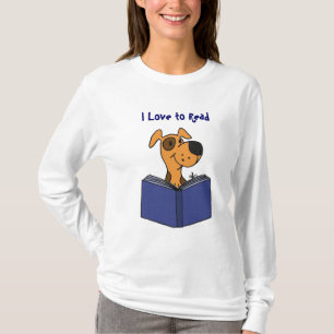 Camiseta Desenhos animados que bonitos do cão do BB eu amo