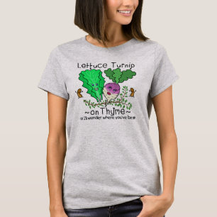 Camiseta Desenhos animados vegetais da chalaça do tomilho