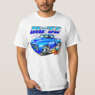 Camiseta 'Desenhos animados velhos do camionete de 55
