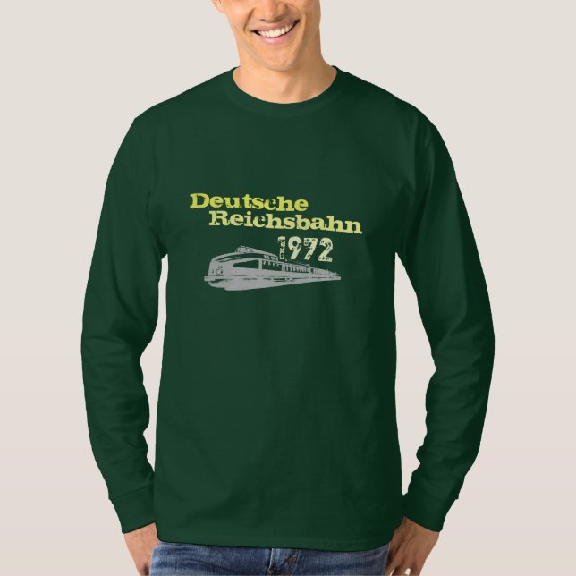 Camiseta Desenhos de ferrovia de império DDR (Frente)