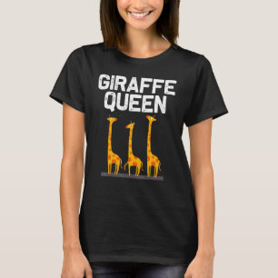 Camiseta Desenhos de Girafa Para Mulheres Mãe Safari Animai