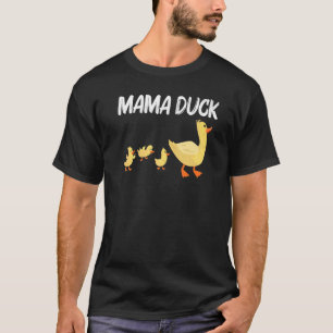 Camiseta Desenhos de Pato Para Mãe Mulheres Fazenda Patinho