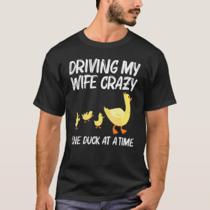 Camiseta Desenhos de Pato Para Mulheres Mãe Fazenda Patinho