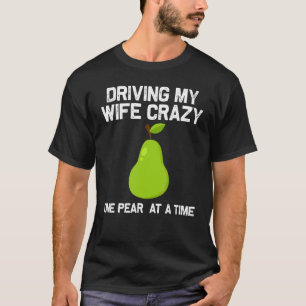 Camiseta Desenhos de Pêra Para Homens Pai Jardinagem Vegan