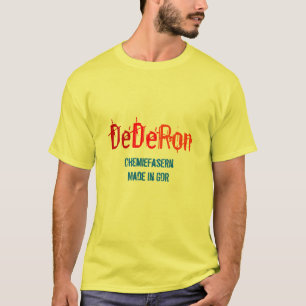 Camiseta Desenhos de publicidade Dederon Chemiefasern