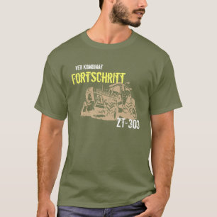Camiseta Desenhos de publicidade tractores DDR