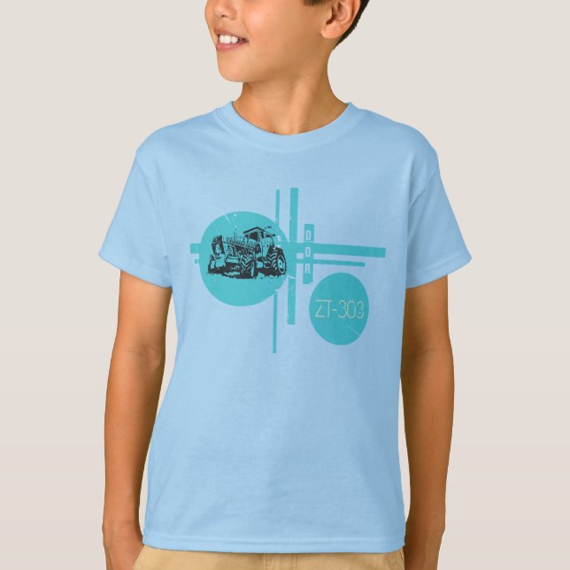 Camiseta Desenhos de tractor DDR (Frente)
