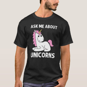 Camiseta Desenhos de Unicórnio para Homens Mulheres Cavalo