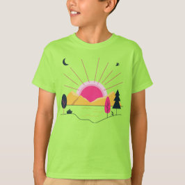 Camiseta Desenhos e modas de arte sunshine