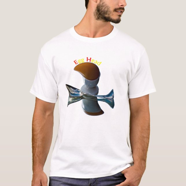Camiseta Desenhos Excêntricos de Cabeça de Ovo (Frente)