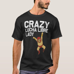 Camiseta Desenhos Luta Livre Mulheres Mãe Luta Livre Mexica