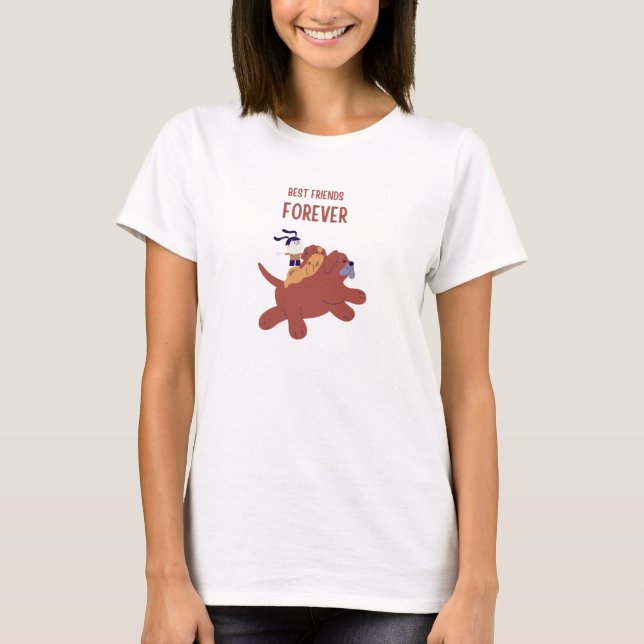 Camiseta Desenhos Perfeitos para Amantes de Cães e Presente (Frente)
