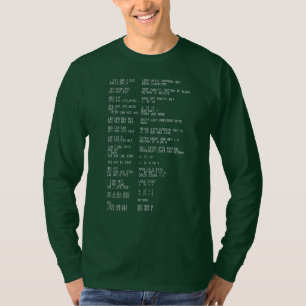 Camiseta Desenvolvedor de código-fonte
