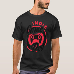 Camiseta Desenvolvedor de Jogo Indie Jogador de Video Game