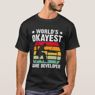 Camiseta Desenvolvedor de jogos mais amigável do mundo
