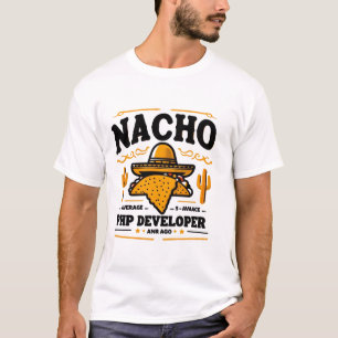 Camiseta Desenvolvedor de PHP Médio Nacho - Arma de Codific