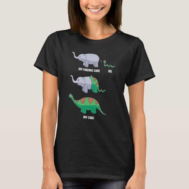 Camiseta Desenvolvedor de Software Codificador Programação  (Frente)